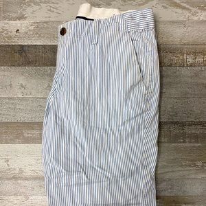 Seersucker Girlfriend Chino-Style Pants!